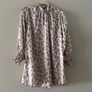 Animal Print Blouse